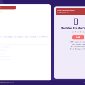 BookTok Creator's Toolkit